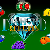 Diamond and Fruits logo